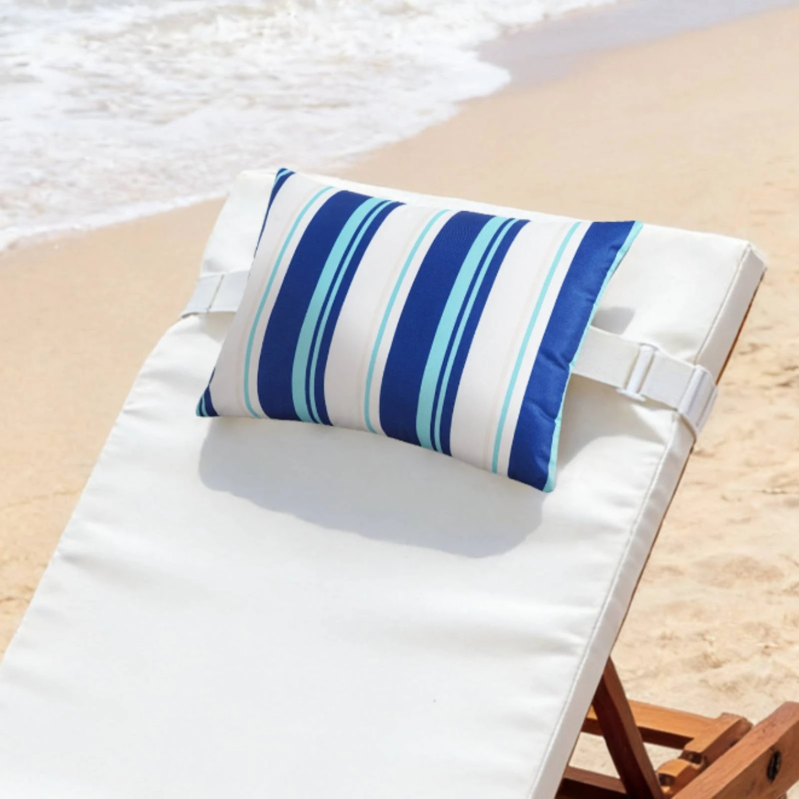 Lounger Pad High-Density Twill Chaise Lounge Cushion Rectangular Pillow Insert Easy to Clean