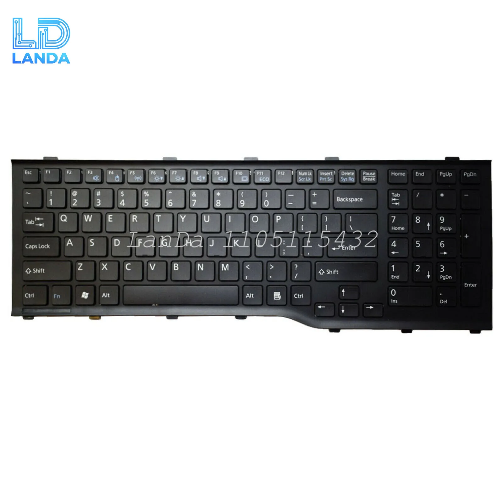 Keyboard For FUJITSU Lifebook A532 N532 NH53 AH532 CP575204-01 F226 BLACK US