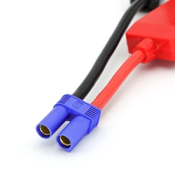 Cable de arranque con pinzas EC5 y módulo protección carga inversa