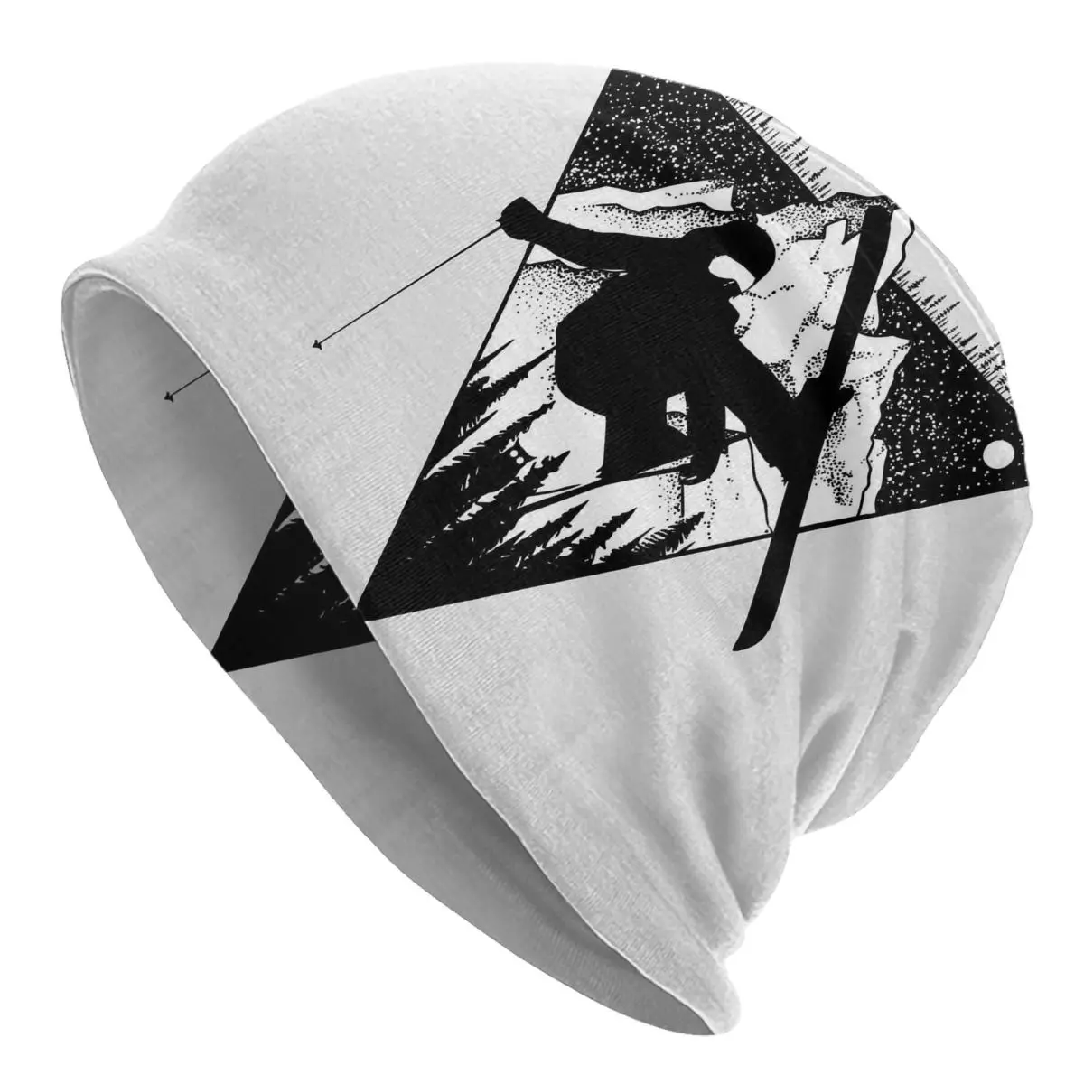 Snow Adventure Skullies Beanies Caps Ski Jump Thin Hat Autumn Spring Bonnet Hats Men Women's Hip Hop Ski Cap