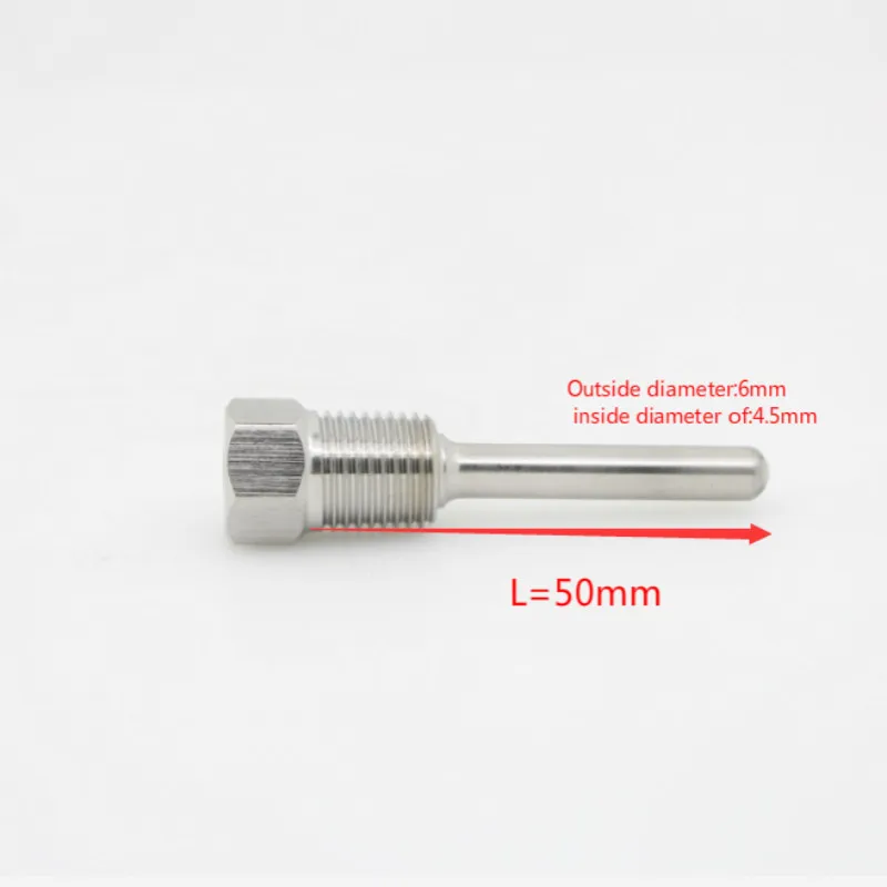 304 Stainless‑Steel Thermowell Pocket BSP 1/4