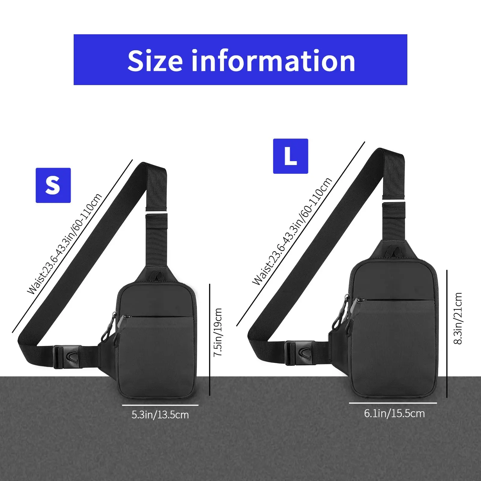 남성용 가슴 가방 크로스바디 숄더백 배낭, USB 충전 이어폰 케이블 구멍, 여성 여행 메신저 백, 가슴 팩