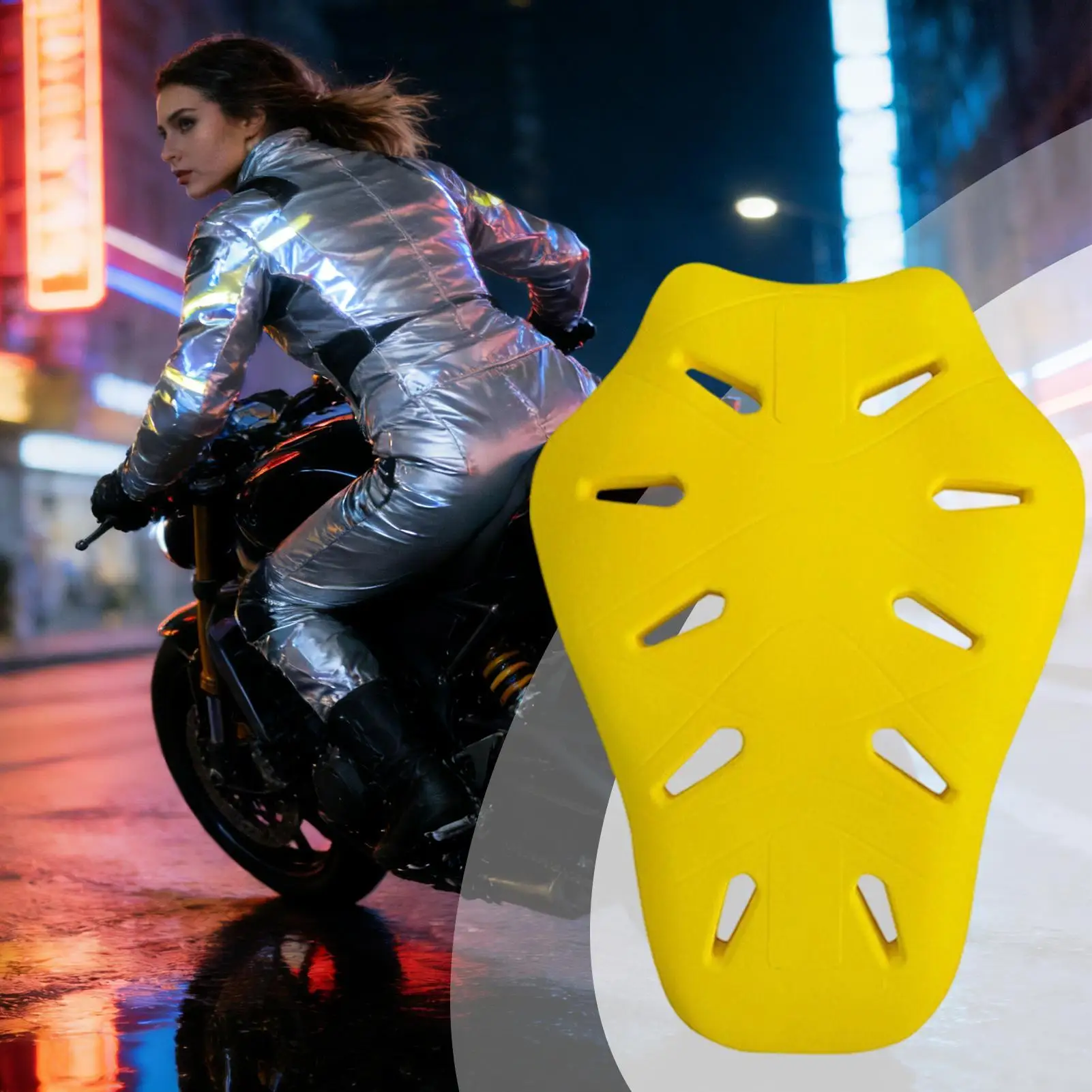 

Motorcycle Back And Chest Protector Insert Shock Absorption Motocross Gear Chest Protector Rider Chest Spine Pads