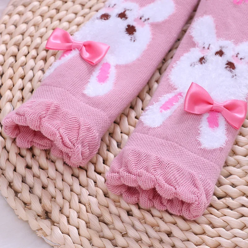 Chaussettes en coton pour enfants, 3 paires/lot, motif Animal de dessin animé, pour garçons et filles de 3 à 16 ans