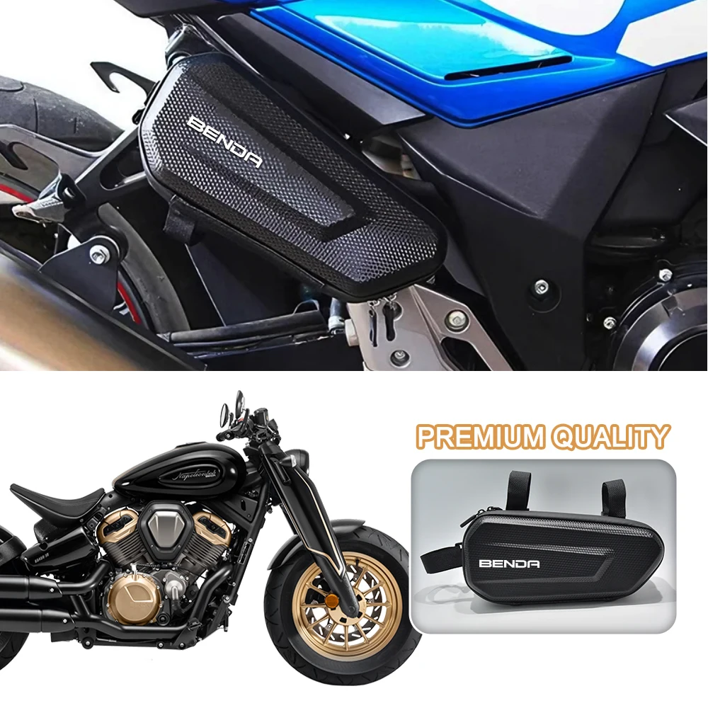 Motorcycle Saddle Bags Waterproof Dry Travel Luggage for BENDA Chinchilla 300 500 Rock 300 NAPOLEON BOB Dark Flag LFS700 LFC700