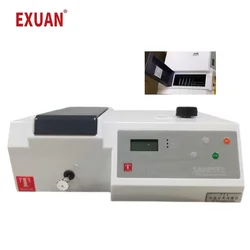 721Visible Spectrometer Wavelength 325-1050nm UV Spectrophotometer Tester Precision UV-Vis Photometer with Analyser Cuvette Kit