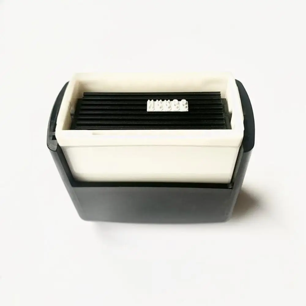 Business Address DIY Stamp Kit Alphabet Number Name Letter Custom Personalized Stamp Removable Self Inking Rubber Stamp