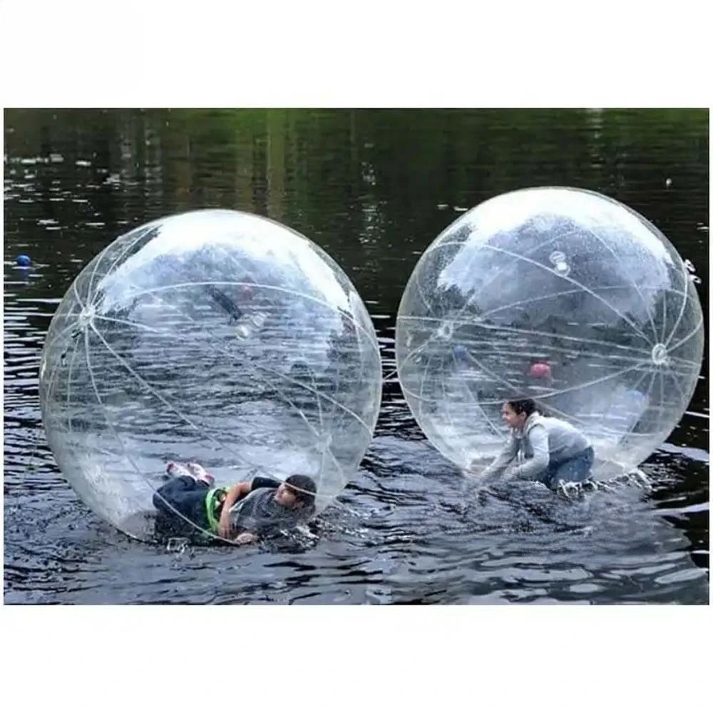 PVC Klar Aufblasbare Menschliche Größe 2 m Wasser Zu Fuß Ball Aufblasbare Wasser Zorbing Roller Bälle Riesen Ballon Für Schwimmbad