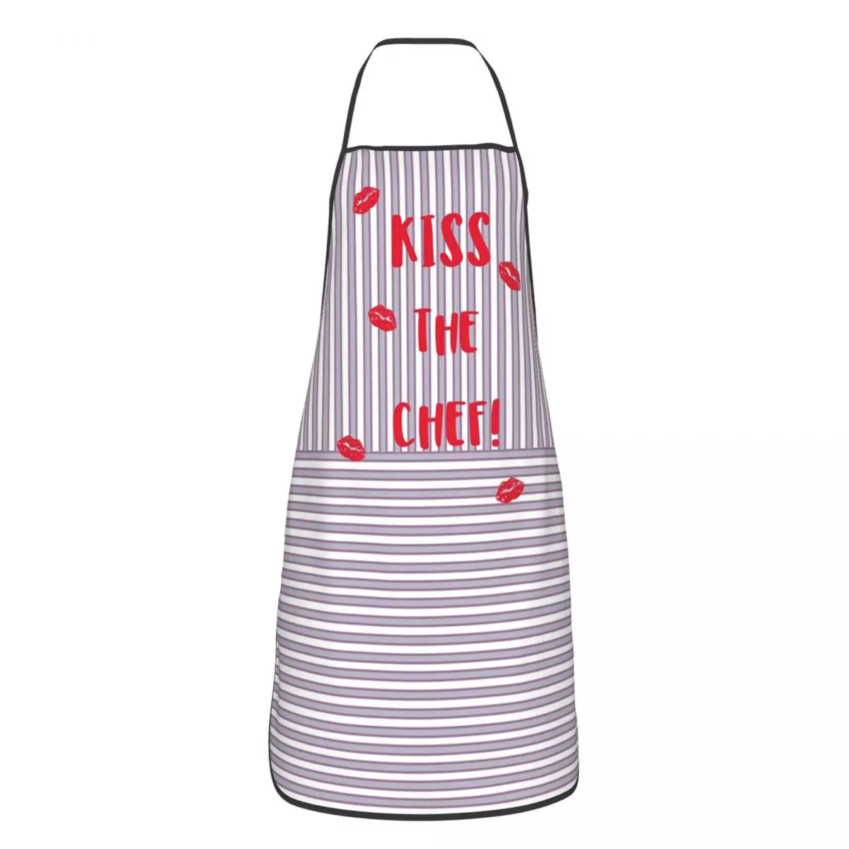 Kiss The Chef Funny Aprons Men Women Adult Unisex Kitchen Chef Bib Tablier Cuisine Cooking Baking Gardening