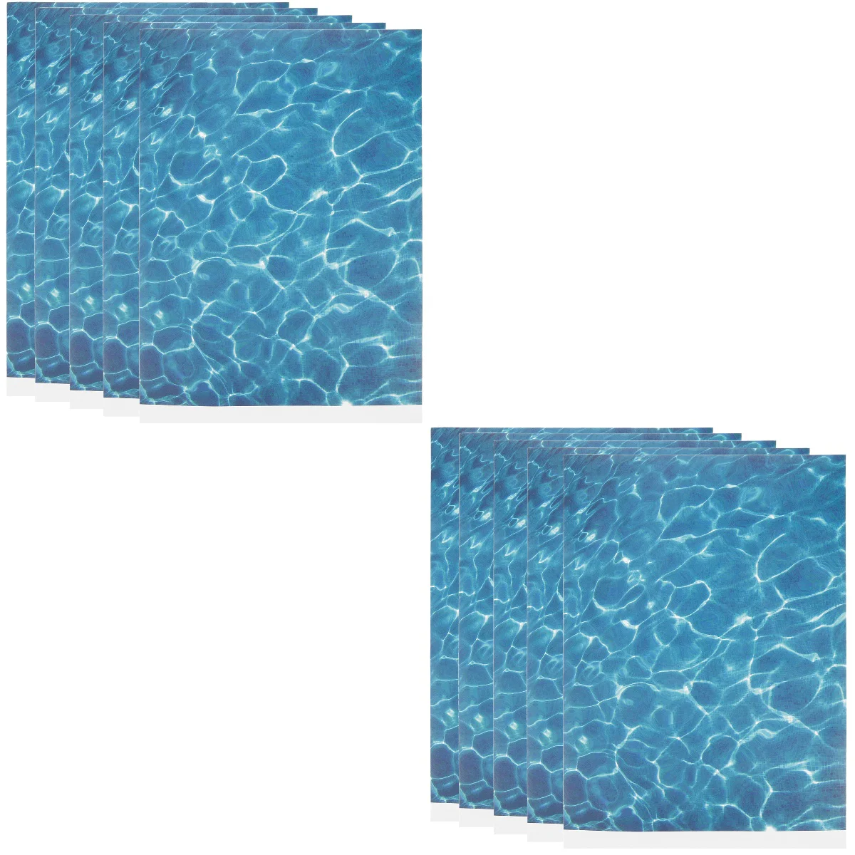 2 Pieces Modeling Materials Project Bases Water Artificial Ripple Decor for Sand Table Stream Basing Decorate