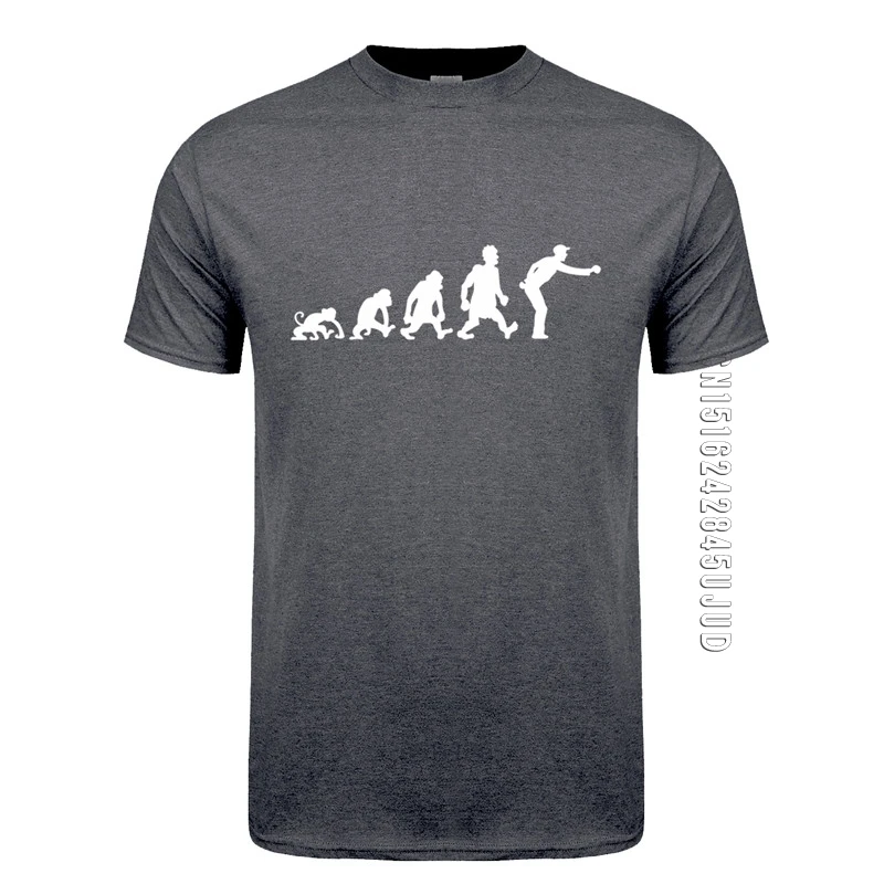 Evolution of Petanque T Shirt O Neck Cotton Cool Funny petanque boule T-shirts Men Clothing