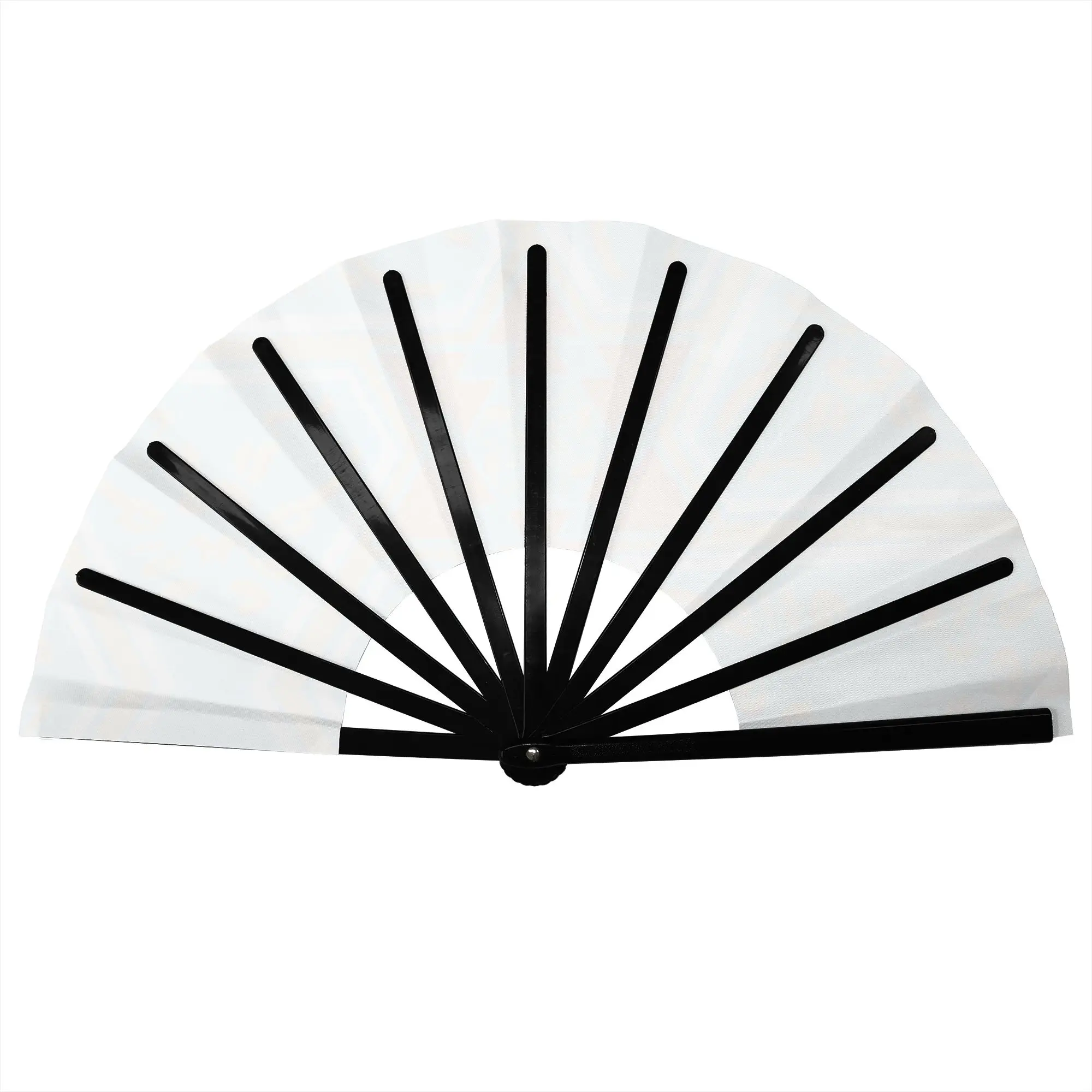 Israel Magen David Folding Hand Fan  DIY Jewish Polyester Fabric Fan Novelty Summer Accessory Decorative Fans