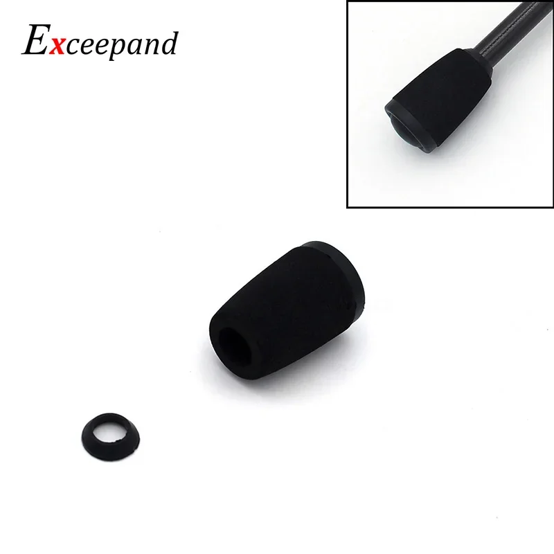 Exceepand High Density EVA Fishing Rod Handle Rod Building and Repair Grip Butt Section  Portable  Spinning Casting Rod