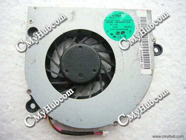 For Acer Aspire 5517 Series AB7605HX-GC3 KAWF0 DC280006LA0 DC5V 0.34A 3Wire 3Pins Cooling Fan AB7605HX-GC3 KAWF0 DC280006LA0