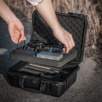 STARTRC 2 Layers Portable Travel Hard Case W Belt For DJI Action 5 Pro Camera Accessories Carrying Case Storage Waterproof Box