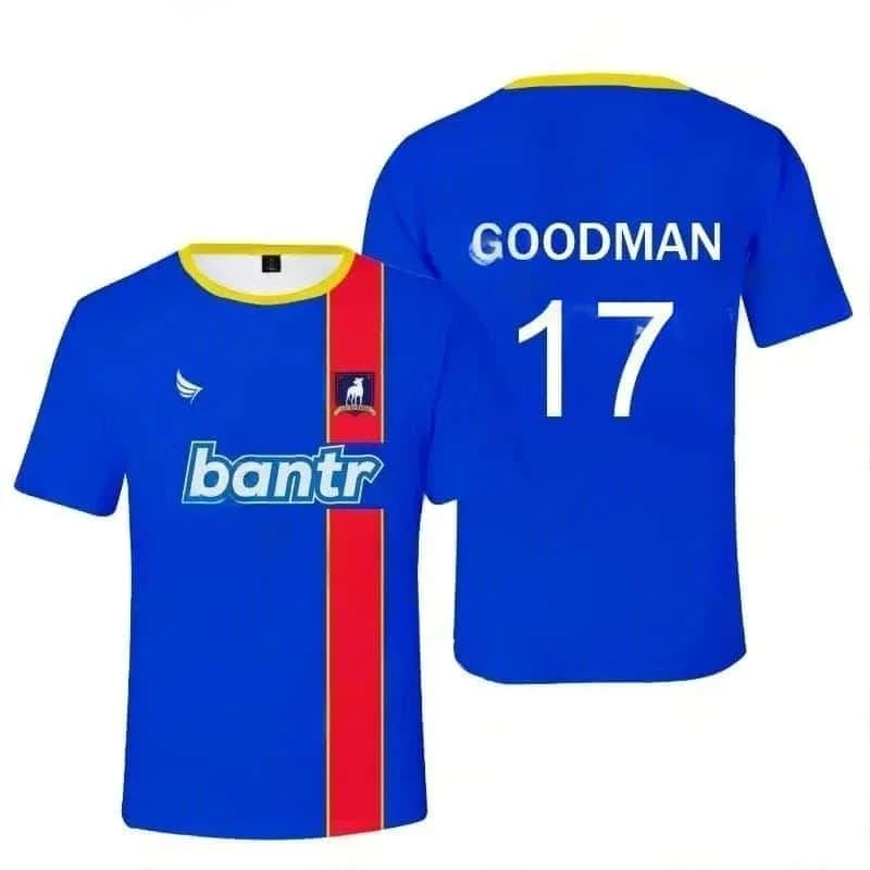 NEUES Ted Lasso Saison AFC Richmond Fußballtrikot für Männer und Frauen, Sommer-Sport-T-Shirt, atmungsaktiv, schnelltrocknend, Familien- und Kinderbekleidung – Detail 13