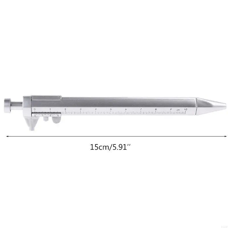 Gel Ink Pen Roller Ballpoint Shape Plastic Ballpoint Pen Vernier Caliper Ruler Multifunction 2in1 Gel Pens Rules