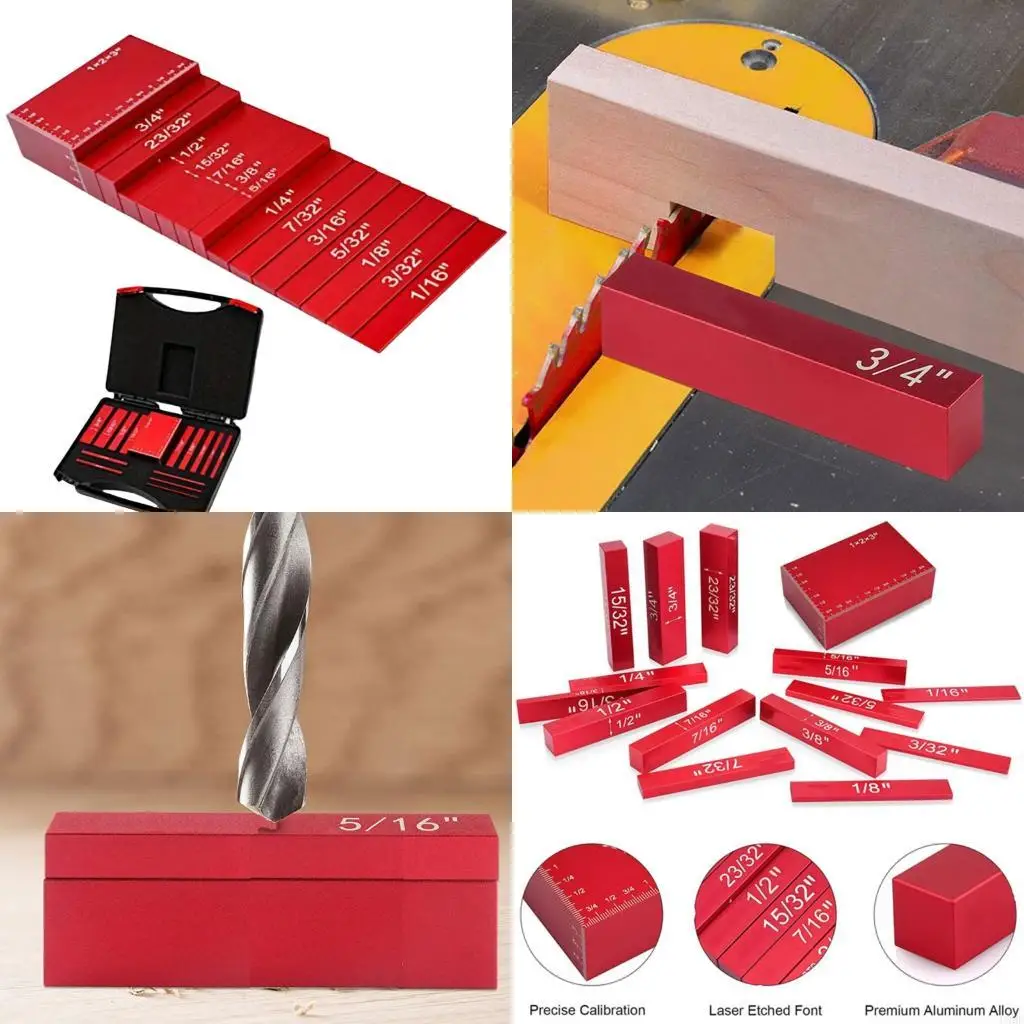Anodized Aluminum Measuring For Woodworking Power Equipment Modifications