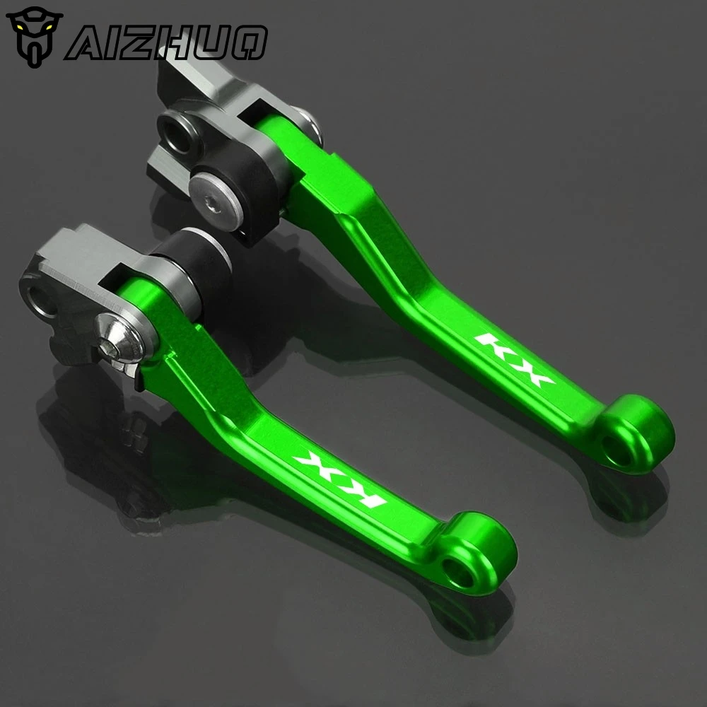 

Motorcycles Dirt Bike Pivot Lever For KAWASAKI KX80 KX85 KX125 KX250 KX250F KX450F kx 80 85 125 Foldable Brake Clutch Levers