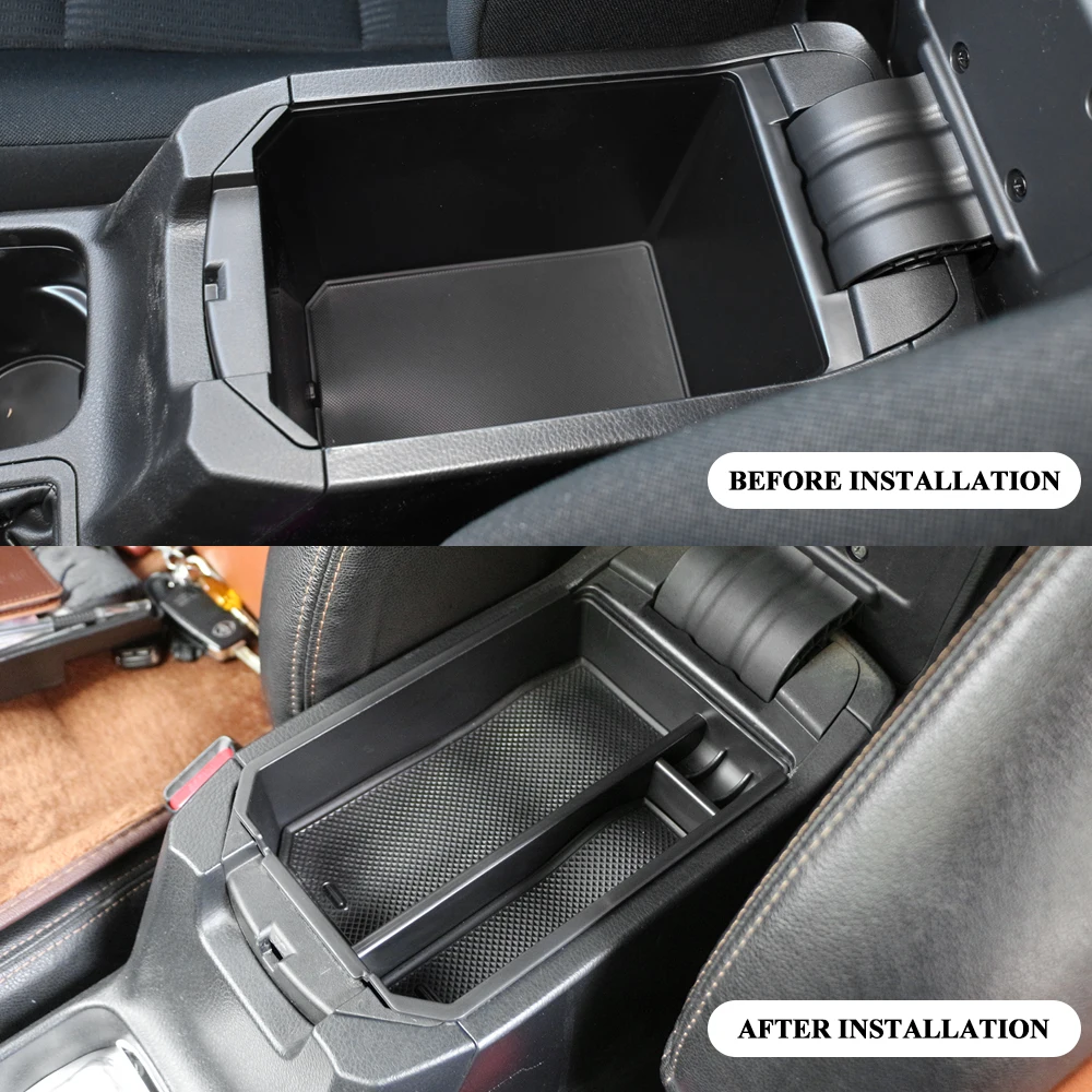 ABS Center Console Organizer for Toyota RAV4 Rav 4 Car Armrest Storage Box Case Bin Phone Holder Accessories 2009 - 2018