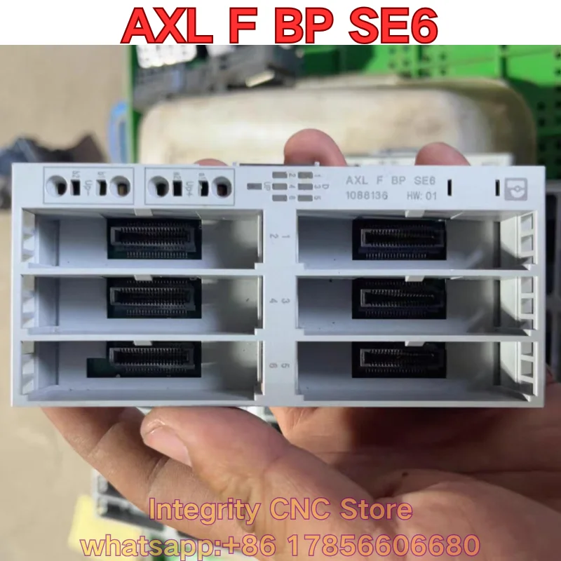 Second-hand AXL F BP SE6 PLC module 1088136 functional test is normal