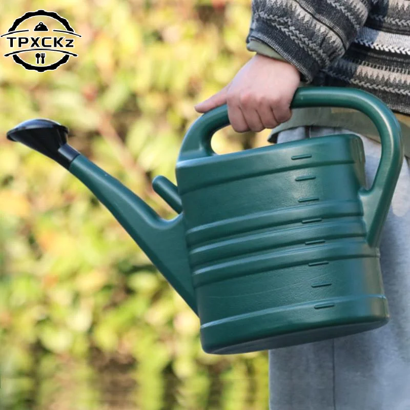 5L Plastic Watering Can Garden Essential Watering Can Indoor Outdoor Light Weight Cans Watering Can Family Gardening Garden