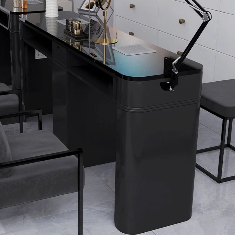 طاولة أظافر فاخرة للتجميل، معدات احترافية محمولة حديثة، مكتب أظافر، أثاث صالون Meuble Onglerie البسيط