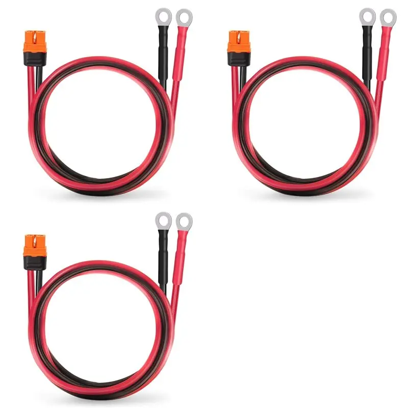 Y45A-3X Xt60i To O Ring Terminal Cable 10AWG Female To O Ring Connector Xt60i Extension Cable