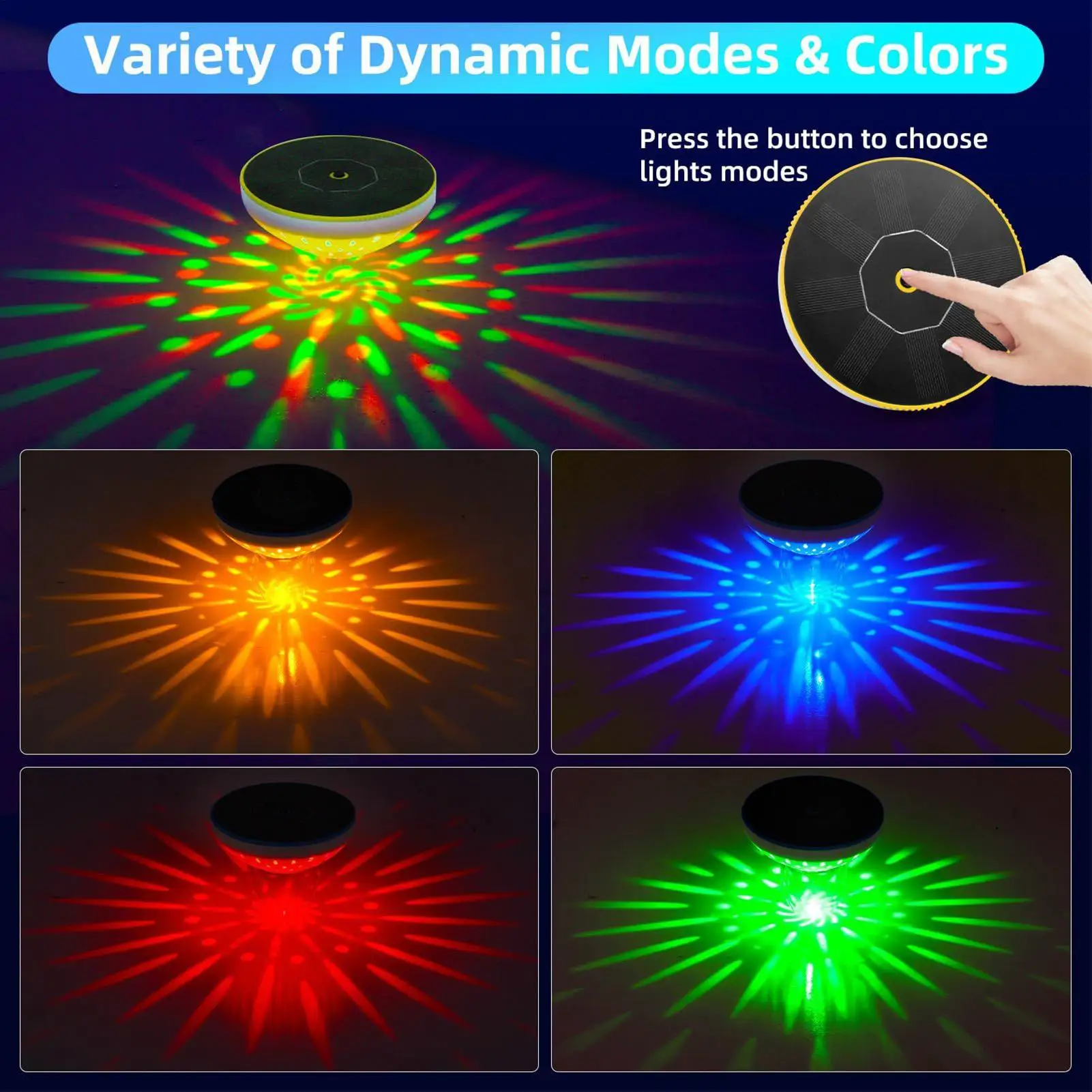 

Светильники для бассейна на солнечной энергии, светодиодные плавающие лампы для бассейна, меняющие цвет, лампа для пруда на солнечной энергии для вечеринки, пруда, пляжа, заднего двора