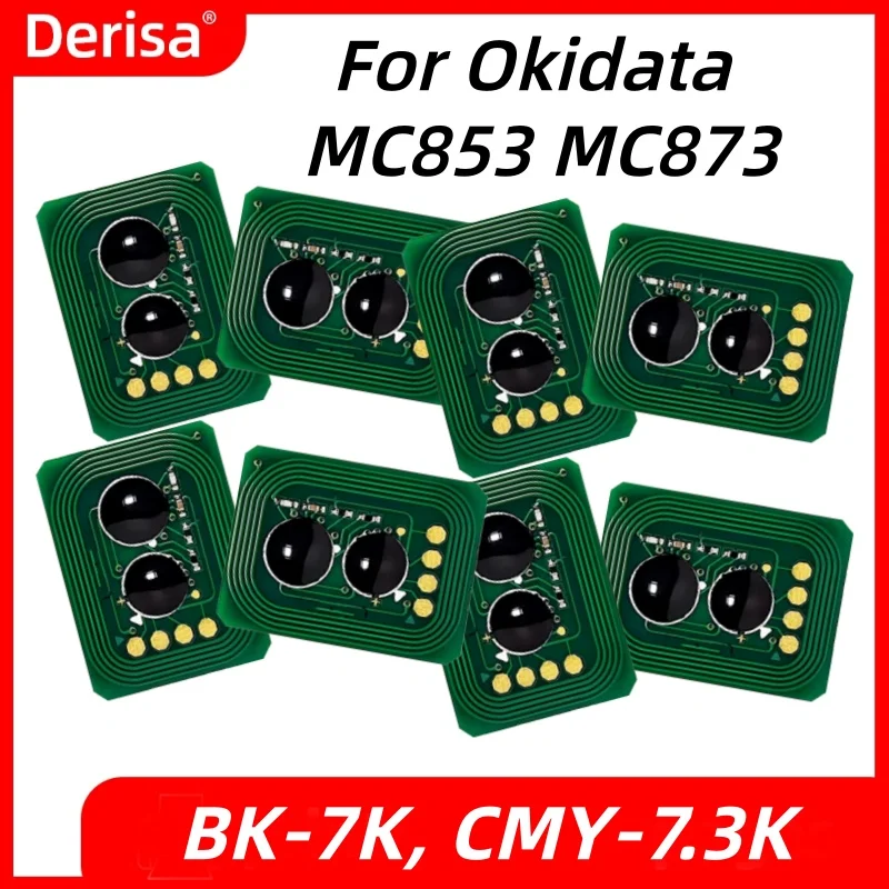 

45862838 45862850 45862840 45862852 4pcs Toner Chip 45862839 45862851 For Okidata MC853 MC873 Chip 45862837 45862849 EU