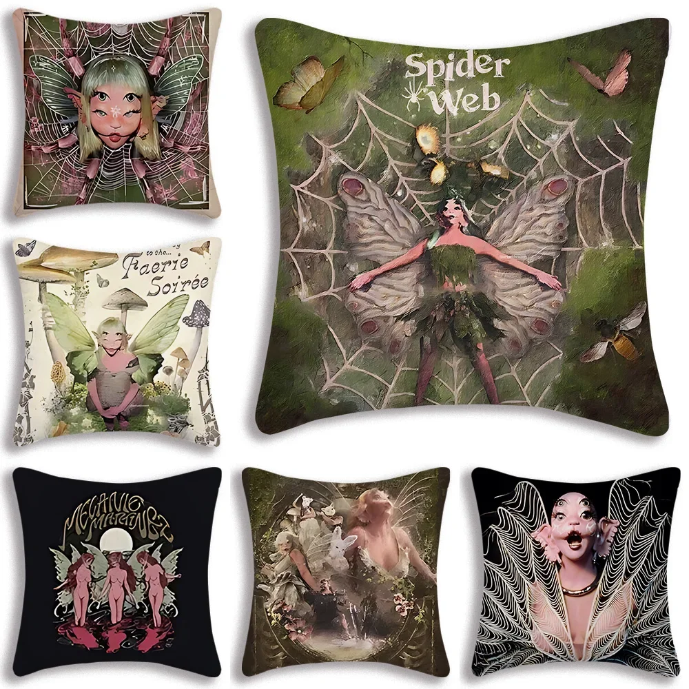 

Melanie Martinez 2023 New Music Album Pillow Covers Sofa Decorative Home Double-sided Printing Short Plush Cute Cushion Cover