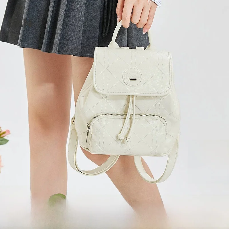 sac-a-dos-semi-structurel-pour-femme-style-old-money-avec-cordon-de-serrage-motif-losanges-en-toile-de-coton-tendance-decontracte-pour-jeunes-ideal-pour-l'ete