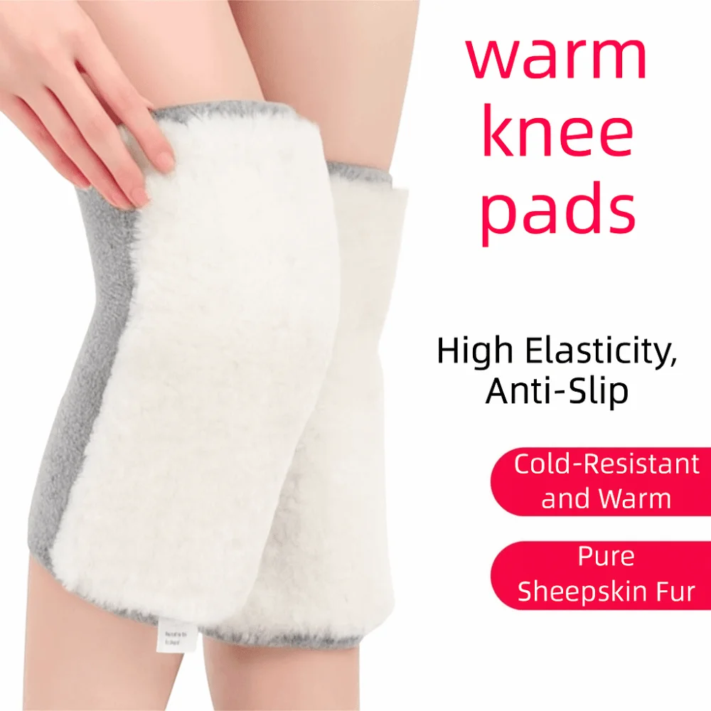 Universal Plus Velvet Winter Knee Pads Lightweight Thickened Warm Knee Sleeve Coldproof Warm Knee Support Basketball