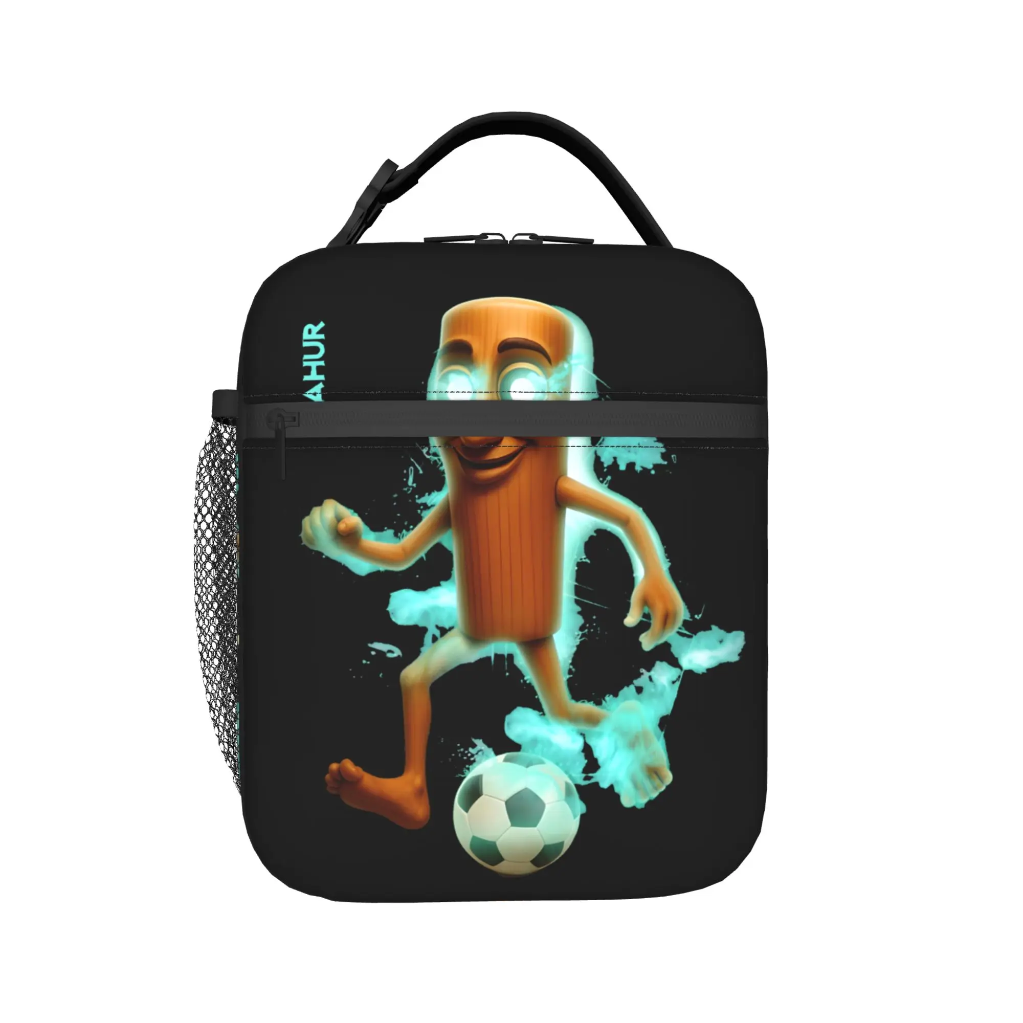 Tung Tung Sahur Lock  Insulated Lunch Bag Large Italian Brainrot  Lunch Container Cooler Bag Tote Lunch Box Food Handbags