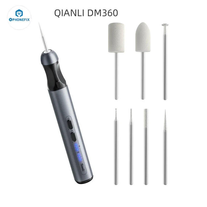 Qianli DM360 Drill Electric Polishing Pen Variable Speed USB Cordless Rotary Engraver Grinding Mobile Phone Screen repair tools