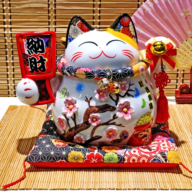 Lucky Cat Decoration Opening Gift Shop Cashier Ceramic Home Creative Living Room Decoration