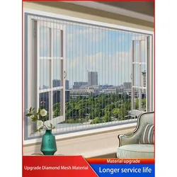 Newly Upgraded Diamond Net, Mosquito Net, Mosquito-proof Screen, Window and Window Dedicated to Customization of Multiple Sizes