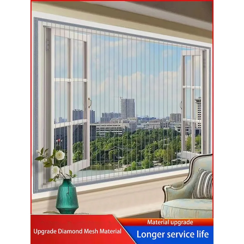 Newly Upgraded Diamond Net, Mosquito Net, Mosquito-proof Screen, Window and Window Dedicated to Customization of Multiple Sizes