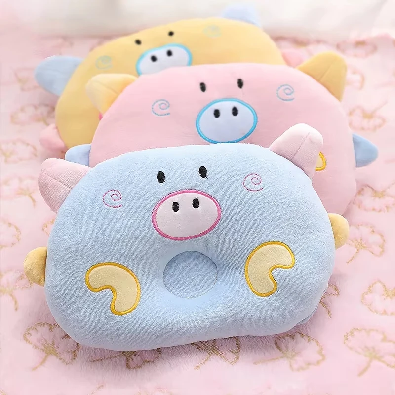 

Sleeping Pillow for Pet Dogs, Adorable Pig - Patterned Pillow for Protecting The Cervical Spine and Promoting Deep Sleep