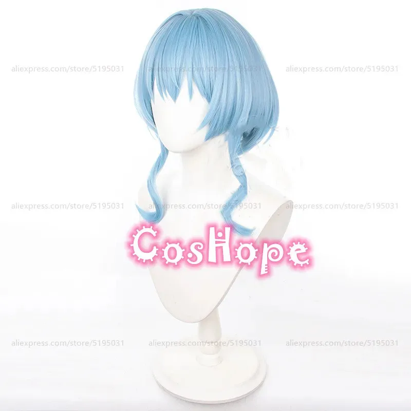 فيلهاز شعر مستعار تأثيري شعر مستعار أزرق تأثيري أنيمي تأثيري مقاومة للحرارة بيروكات صناعية