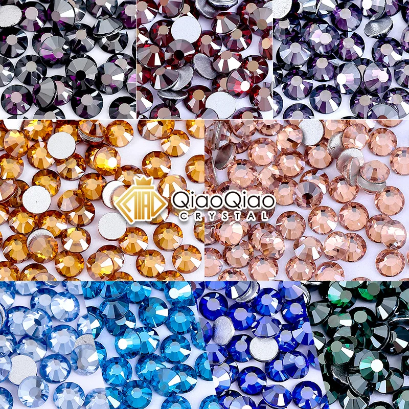 QIAO SS6-SS30 Non-Hotfix Strasssteine Crystal Luster Serie Super Glitzer Glas Flachkristalle für DIY Nagelkunst Schmucksteine – Detail 6