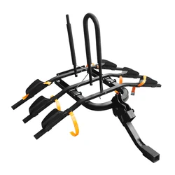 Trailer Hitch Mount Bike Rack 3-Bike Platform Style 100kg Max Capacity for 2-inch Receiver Bike Carrier for Car