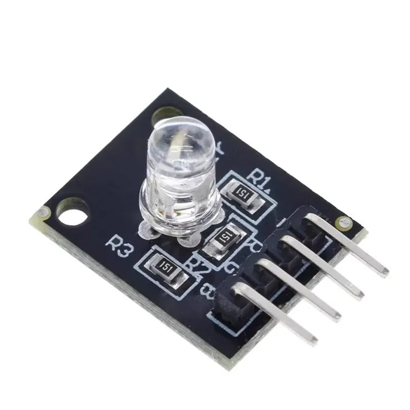 5/10PCS Colorful Controllable RGB Module 3-color LED Module Red Green Blue Tri color LED Plug in KY-016