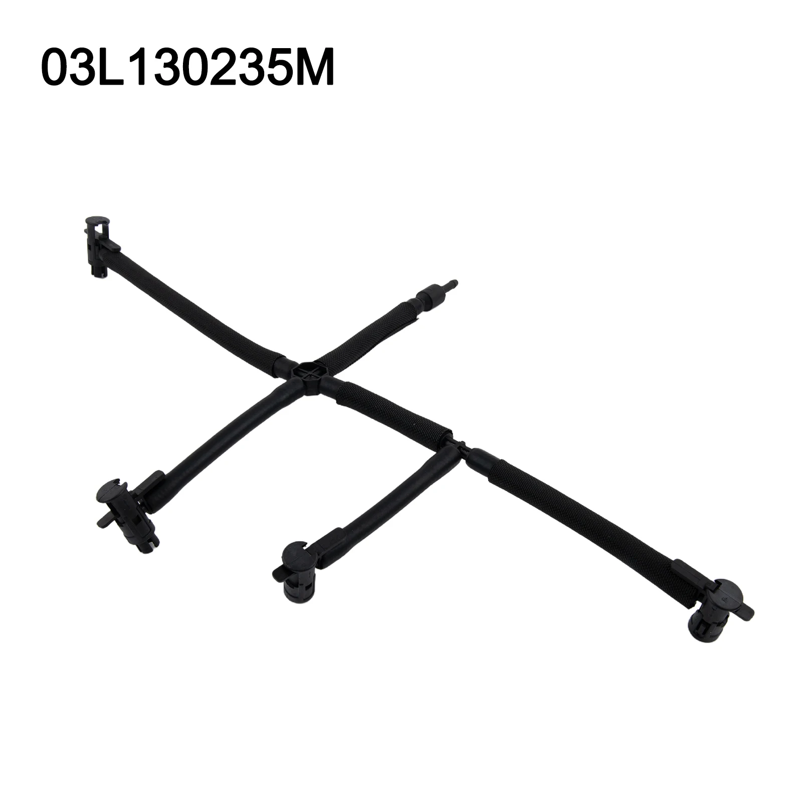 Manguera de Retorno de Combustible para Automóvil, Manguera de Inyector, Línea de Fuga para Amarok 2.0L 03L130235M, Manguera de Retorno de Fuga de Inyector