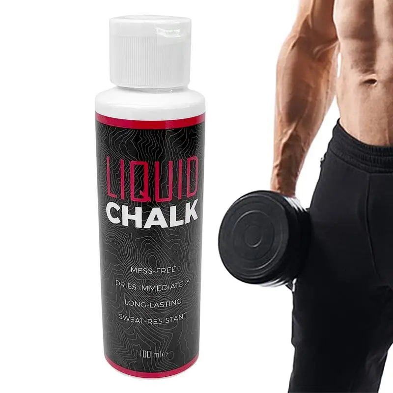 50/100ml Liquid Chalk Sports Magnesium Powder Fitness Weight Lifting Anti Slip Cream Grip WeightLifting Climbing Gym Sport