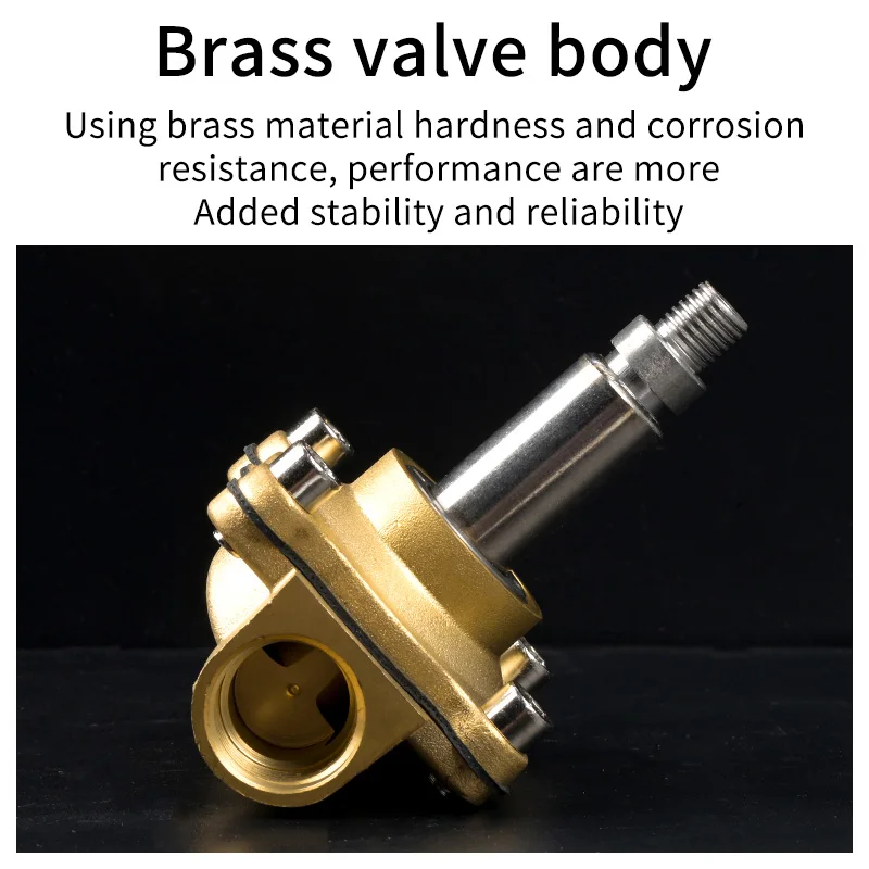 المصنع مباشرة 2W400-40 NC الملف اللولبي صمام 2-Way صمام التحكم الكهربائي ل DN40 1 1/2 بوصة OEM تخصيص الوسائط المائية #5