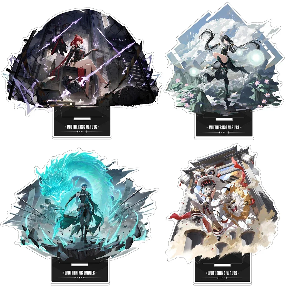 

Game Wuthering Waves Acrylic Stand Model Figures Jiyan Yinlin CAMELLYA ENCORE Cosplay Model Desk Display Ornament Prop Fans Gift