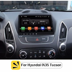 Android 11 dla Hyundai IX35 Tucson 2009-2017 Radio samochodowe Auto nawigacja multimedialna Gps odtwarzacz Audio Stereo DSP jednostka główna Carplay