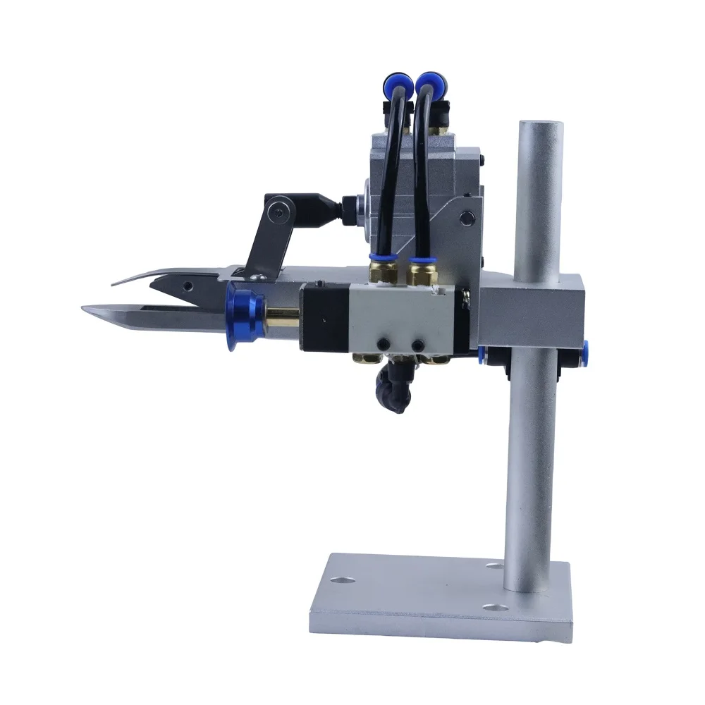 Pneumatic Belt Loop Cutting Machine, Semi-Automatic Trouser Tag Trimmer, Garment Factory Belt Loop Trimming Device