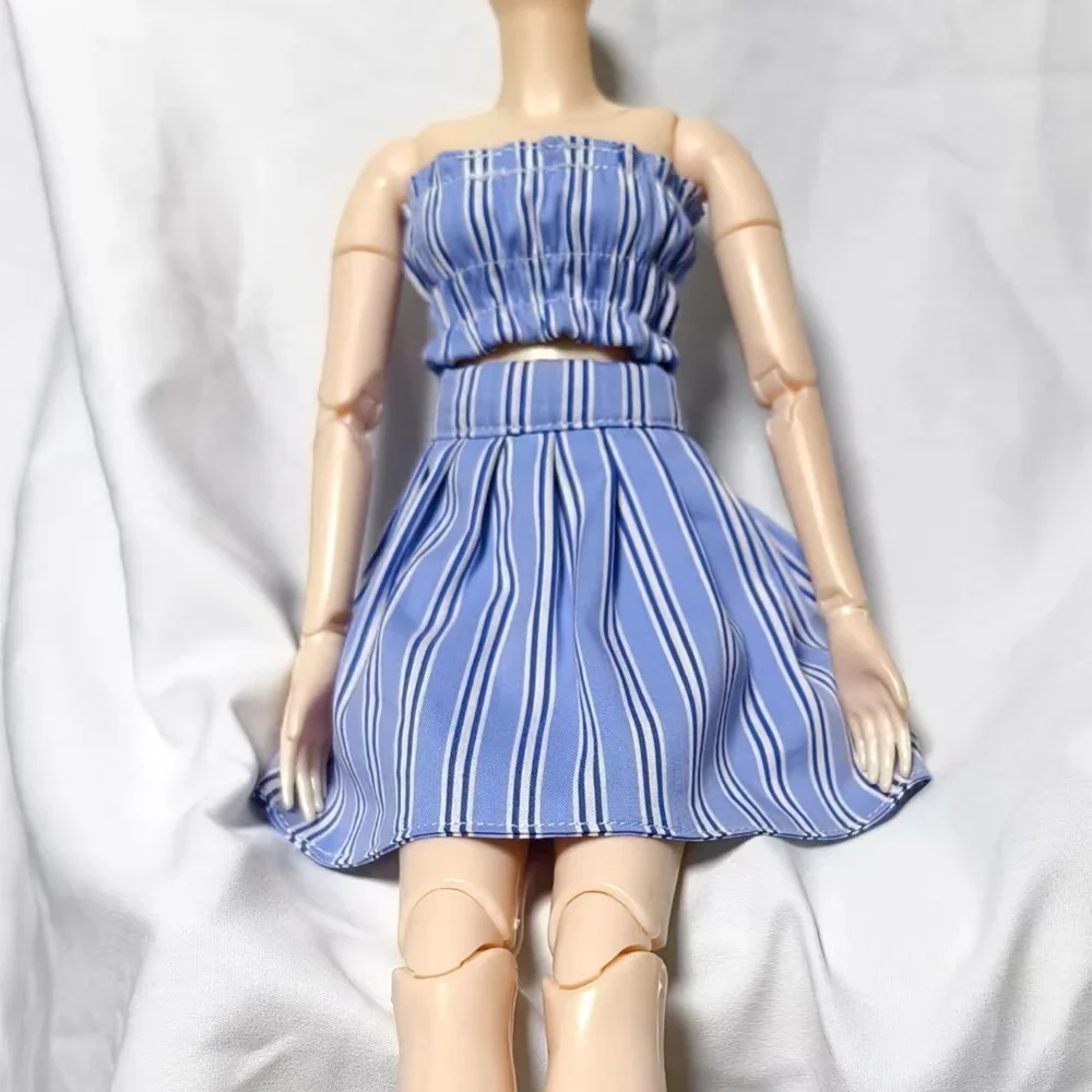 

Кукольная одежда для куклы Bjd 60/45/30 см 1/3 1/4 1/6, повседневное платье, игрушки для девочек, нарядный игровой домик, модные аксессуары для кукол, без куклы